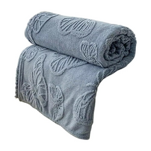 Load image into Gallery viewer, Double Sided Cooling Blanket with Breathable Cold Effect and 3D Butterfly Jacquard Design