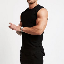 Load image into Gallery viewer, Men's Muscle Fit Sleeveless Workout Tank Top