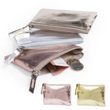 Load image into Gallery viewer, Compact PU Leather Wallet with Key Holder and Transparent Waterproof Coin Pouch