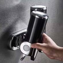 Load image into Gallery viewer, Wall Mount Refillable Soap and Shampoo Dispenser for Bathroom and Shower