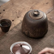 Load image into Gallery viewer, Ceramic Tea Caddy Airtight Storage Jar for Tea Coffee or Candy