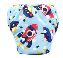 Load image into Gallery viewer, Reusable Adjustable Baby Swim Diaper Waterproof Cloth Pool Pant