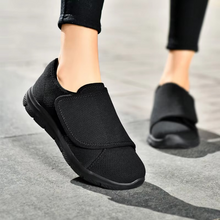 Load image into Gallery viewer, Women's Wide Fit Adjustable Walking Shoes, Cushioned Comfort