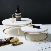 Load image into Gallery viewer, Nordic Natural Marble Cake Stand and Dessert Display Tray