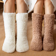 Load image into Gallery viewer, Luxurious Velvet-Lined Winter Socks with Anti-Slip Soles