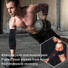 Load image into Gallery viewer, Adjustable Elastic Elbow Support Sleeve for Sports and Fitness