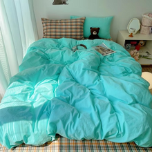 Load image into Gallery viewer, Striped Bedding Set in Korean Style Duvet and Flat Sheet Collection
