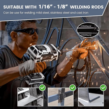 Load image into Gallery viewer, Portable Handheld Welder Kit – Compact ARC Welding Machine with Adjustable 20–120A Current, Accessories & 10 Welding Rods