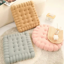 Load image into Gallery viewer, Biscuit Shaped Plush Cushion for Chairs and Sofas