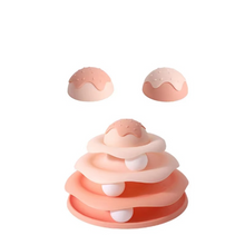 Load image into Gallery viewer, Interactive Cat Tower Toy with Roller Balls, Multi-Level Puzzle Track for Kittens and Cats