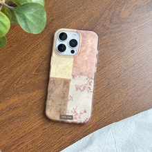 Load image into Gallery viewer, Vintage Orchid and Plum Blossom Print Silicone Phone Case