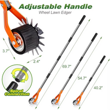 Load image into Gallery viewer, Manual Rotary Lawn Edger, 69 Inch Adjustable Stainless Steel Handle Grass and Weed Trimmer