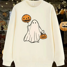 Load image into Gallery viewer, Men’s 3D Halloween Print Round Neck Hoodie