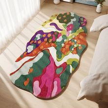 Load image into Gallery viewer, Abstract Art Plush Carpet for Bedroom and Living Room
