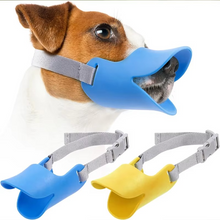 Load image into Gallery viewer, Adjustable Silicone Duckbill Dog Muzzle for Small and Large Dogs