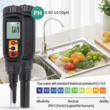 Load image into Gallery viewer, Digital Food pH and Temperature Tester for Cooking Fermenting and Gardening