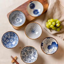 Load image into Gallery viewer, Japanese Ceramic Bowl Set for Cereal, Salad, Noodles and Desserts