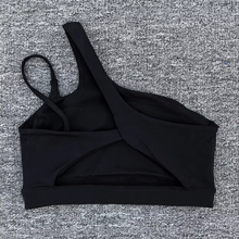 Load image into Gallery viewer, Women's Shockproof Sports Bra with Oblique Shoulder Straps for Running, Yoga, and Fitness