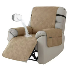 Load image into Gallery viewer, Waterproof Recliner Cover, Anti-Slip Furniture Protector for Pets and Kids, 1 Seater Armchair Slipcover