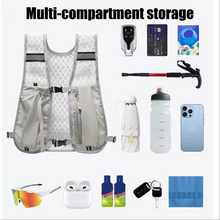 Load image into Gallery viewer, Running Hydration Vest With Reflective Strips And Breathable Mesh Design