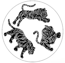 Load image into Gallery viewer, Plush Round Leopard Pattern Area Rug – Soft Thickened Floor Mat for Bedroom or Living Room
