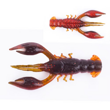 Load image into Gallery viewer, 8pcs Floating Soft Shrimp Baits, 2.5in 0.14oz Silicone Crankbait Fishing Lures for Bass and Freshwater Game Fish