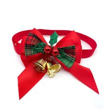Load image into Gallery viewer, Christmas Pet Bowties and Neckties for Small Dogs