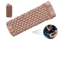 Load image into Gallery viewer, Inflatable Camping Sleeping Pad with Built-in Pillow Self-Inflating Air Cushion for Hiking and Outdoor Travel