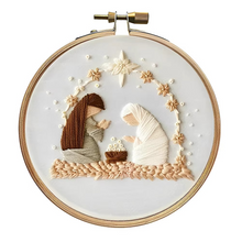 Load image into Gallery viewer, Christmas Embroidery Starter Kit, DIY Cross Stitch Set with Holiday Patterns