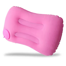 Load image into Gallery viewer, Portable inflatable pillow - ultra-soft travel support for neck and lumbar comfort