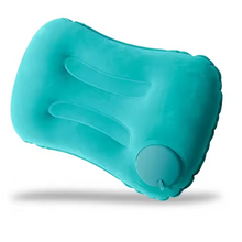 Load image into Gallery viewer, Portable inflatable pillow - ultra-soft travel support for neck and lumbar comfort