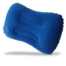 Load image into Gallery viewer, Portable inflatable pillow - ultra-soft travel support for neck and lumbar comfort