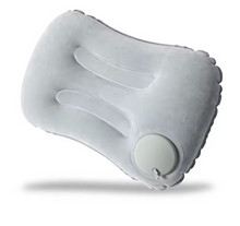 Load image into Gallery viewer, Portable inflatable pillow – ultra-soft travel support for neck & lumbar comfort
