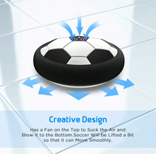 Load image into Gallery viewer, Hover Kick LED Floating Soccer Ball for Kids – Indoor Gliding Soccer Toy