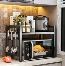 Load image into Gallery viewer, Adjustable Microwave Storage Shelf