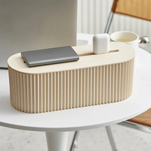 Load image into Gallery viewer, Cable and Power Strip Storage Box, Heat Resistant Organizer for Home and Office