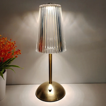 Load image into Gallery viewer, Crystal Glow Wireless Luxury Table Lamp