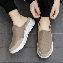 Load image into Gallery viewer, Men's Breathable Cotton Blend Slippers for Daily Comfort