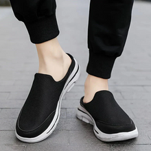 Load image into Gallery viewer, Mens Breathable Cotton Blend Slippers for Daily Comfort