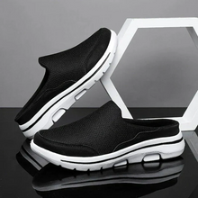 Load image into Gallery viewer, Men's Breathable Cotton Blend Slippers for Daily Comfort