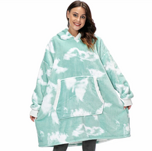 Load image into Gallery viewer, Ultra Soft Fleece and Wool Hooded Blanket for Cozy Home Comfort