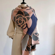 Load image into Gallery viewer, Reversible Printed Cashmere Scarf, Luxury Warmth And Style
