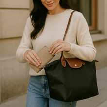 Load image into Gallery viewer, Waterproof Foldable Handbag for Women – Elegant Compact Everyday Tote