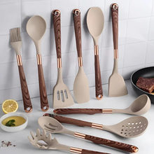 Load image into Gallery viewer, Silicone Cooking Utensils Set, Heat Resistant Kitchen Tools 10 Pcs