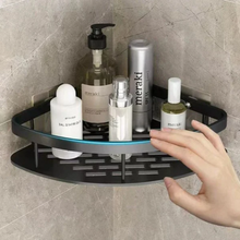 Load image into Gallery viewer, Aluminum Curve Shower Caddy Wall Mounted Shelf Organizer