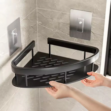 Load image into Gallery viewer, Aluminum Curve Shower Caddy Wall Mounted Shelf Organizer