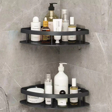 Load image into Gallery viewer, Aluminum Curve Shower Caddy Wall Mounted Shelf Organizer