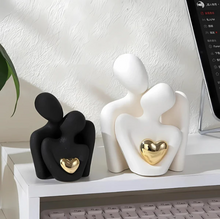 Load image into Gallery viewer, Abstract Lovers Figurine Modern Minimalist Couple Sculpture