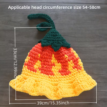 Load image into Gallery viewer, Hand Crocheted Pointed Wizard Hat with Floral Pattern for Women in Three Colors