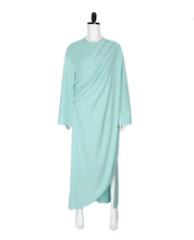 Load image into Gallery viewer, Statue Costume Set with Green Robe and Torch Headband for Women
